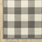Vista Home Malta Gingham Check Indoor/Outdoor Area Rug