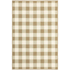 Vista Home Malta Gingham Check Indoor/Outdoor Area Rug