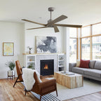 WINGBO 54 Inch DC Motor Indoor Ceiling Fan without Lights - N/A