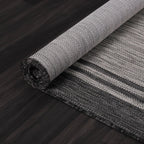 Washable Bordered Indoor Outdoor Rug for Patio, Deck, Porch