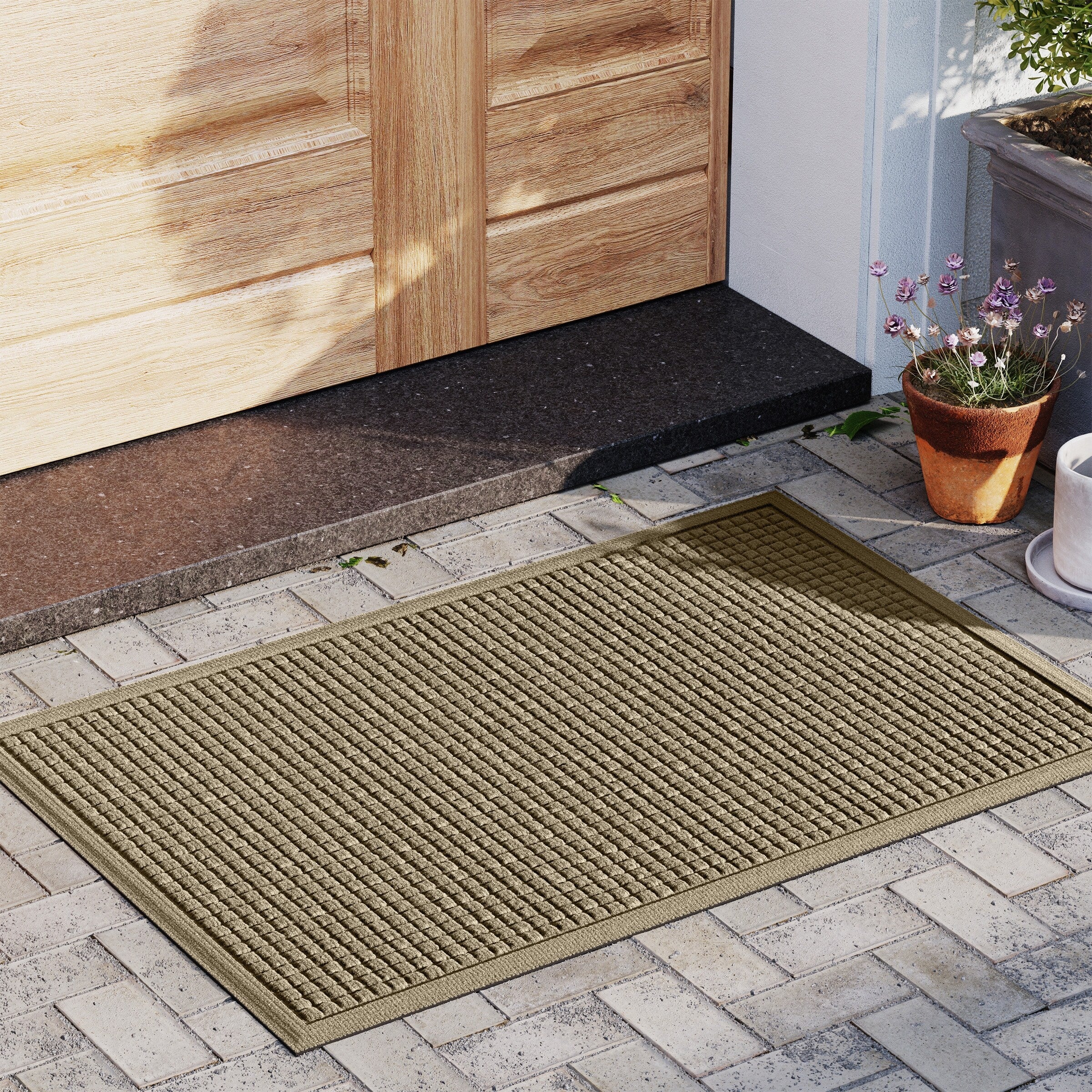 WaterHog Squares Indoor Outdoor Door Mat