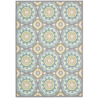 Waverly Sun N' Shade Indoor Outdoor Boho Medallion Area Rug