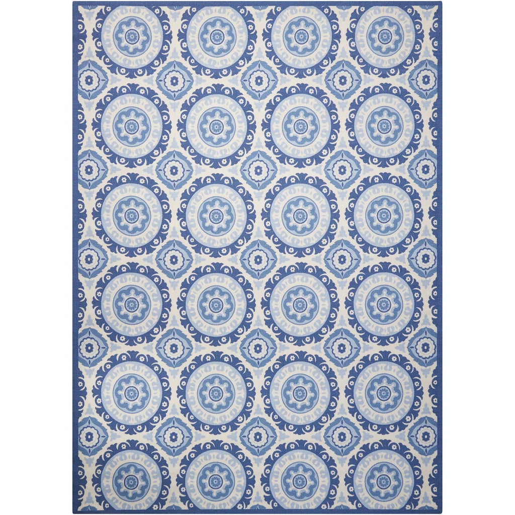 Waverly Sun N' Shade Indoor Outdoor Boho Medallion Area Rug