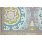Waverly Sun N' Shade Indoor Outdoor Boho Medallion Area Rug