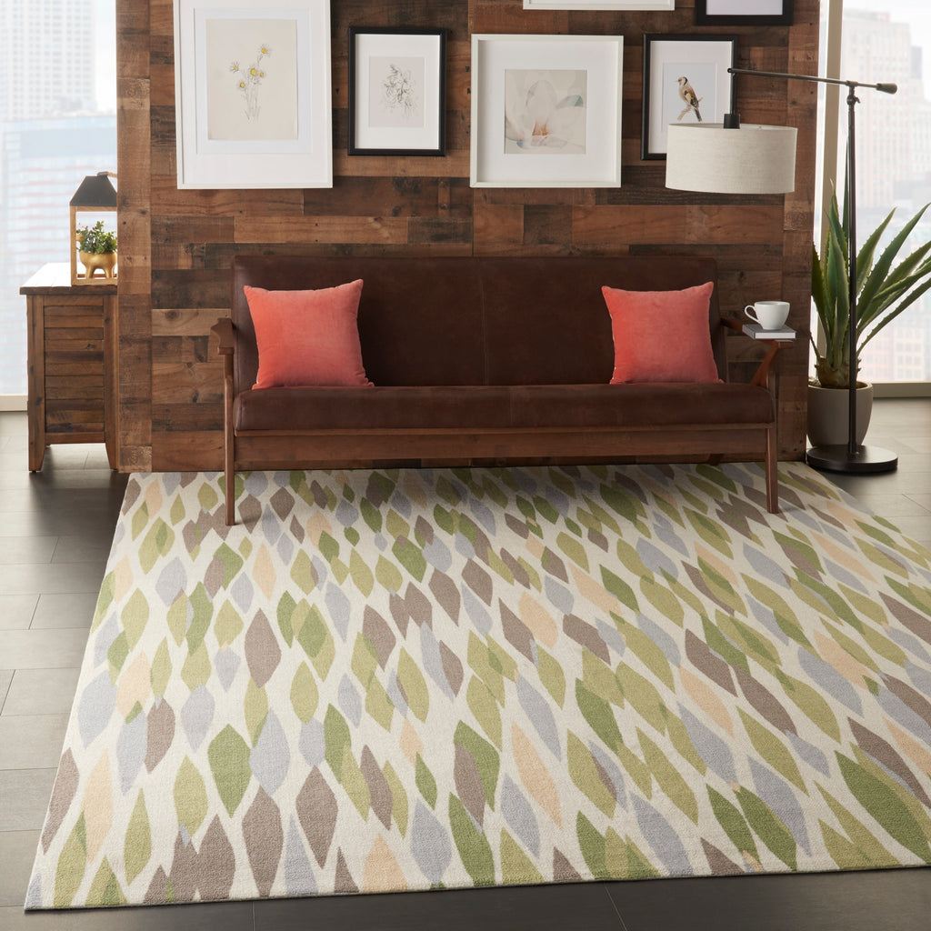 Waverly Sun N' Shade Modern Abstract Indoor Outdoor Area Rug