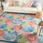 Waverly Sun N' Shade Modern Botanical Indoor/Outdoor Area Rug