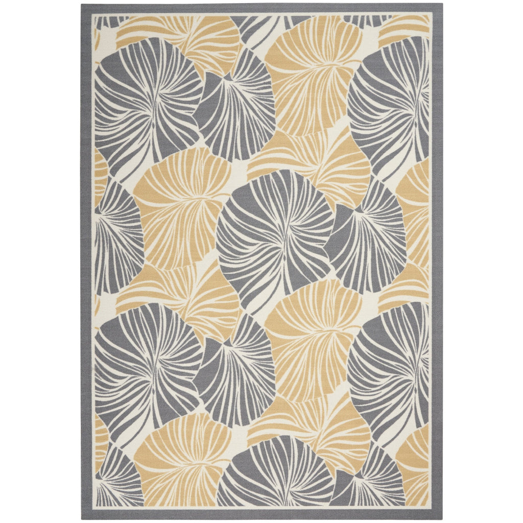 Waverly Sun N' Shade Modern Botanical Indoor/Outdoor Area Rug