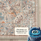 Well Woven Asha Vintage Emilia Flat-Weave Area Rug