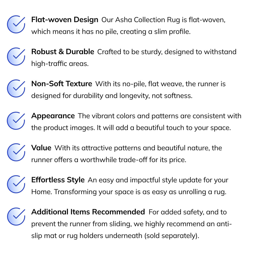 Well Woven Asha Vintage Emilia Flat-Weave Area Rug