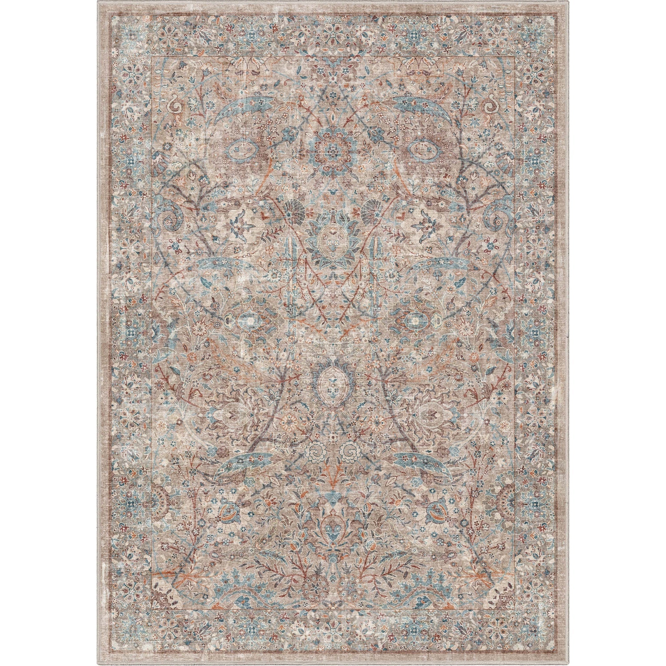 Well Woven Asha Vintage Emilia Flat-Weave Area Rug