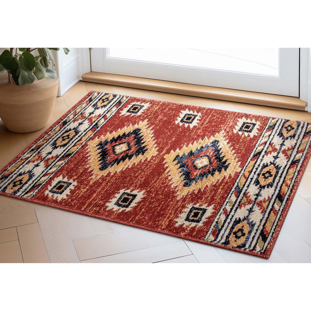 Well Woven Tulsa Lea Southwestern Tribal Area Rug