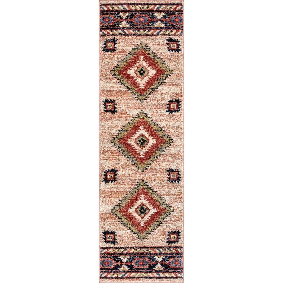 Well Woven Tulsa Lea Southwestern Tribal Area Rug