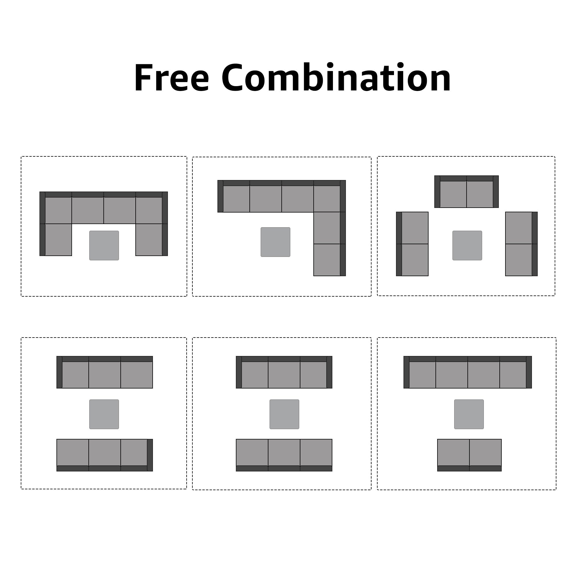 Wicker/ Steel 7-piece Outdoor Cushioned Sectional Sofa Set