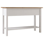Wood Hall Table Console 3 Drawers Corona | Furniture Dash - N/A
