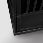 Wooden Pet Crate End Table with Lockable Door