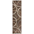 World Rug Gallery Contemporary Abstract Circles Design Area Rug