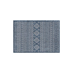World Rug Gallery Distressed Geometric Bohemian Textured Flat Weave Indoor/Outdoor Area Rug