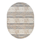 World Rug Gallery Distressed Geometric Indoor/Outdoor Area Rug