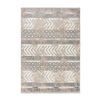 World Rug Gallery Distressed Geometric Indoor/Outdoor Area Rug