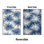 World Rug Gallery Floral Tropical Reversible Recycled Plastic Outdoor Rugs