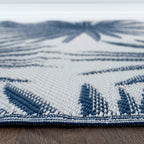 World Rug Gallery Floral Tropical Reversible Recycled Plastic Outdoor Rugs