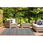 World Rug Gallery Modern Bohemian Global Indoor/Outdoor Area Rug