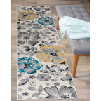 World Rug Gallery Modern Floral Design Area Rug