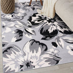 World Rug Gallery Modern Floral Design Area Rug