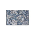 World Rug Gallery Modern Floral Flowers Textured Flat Weave Indoor/Outdoor Area Rug