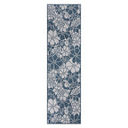 World Rug Gallery Modern Floral Flowers Textured Flat Weave Indoor/Outdoor Area Rug