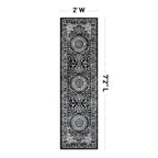 World Rug Gallery Traditional Oriental Medallion Area Rug