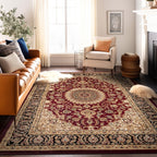 World Rug Gallery Traditional Oriental Medallion Area Rug