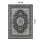 World Rug Gallery Traditional Oriental Medallion Area Rug