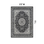 World Rug Gallery Traditional Oriental Medallion Area Rug