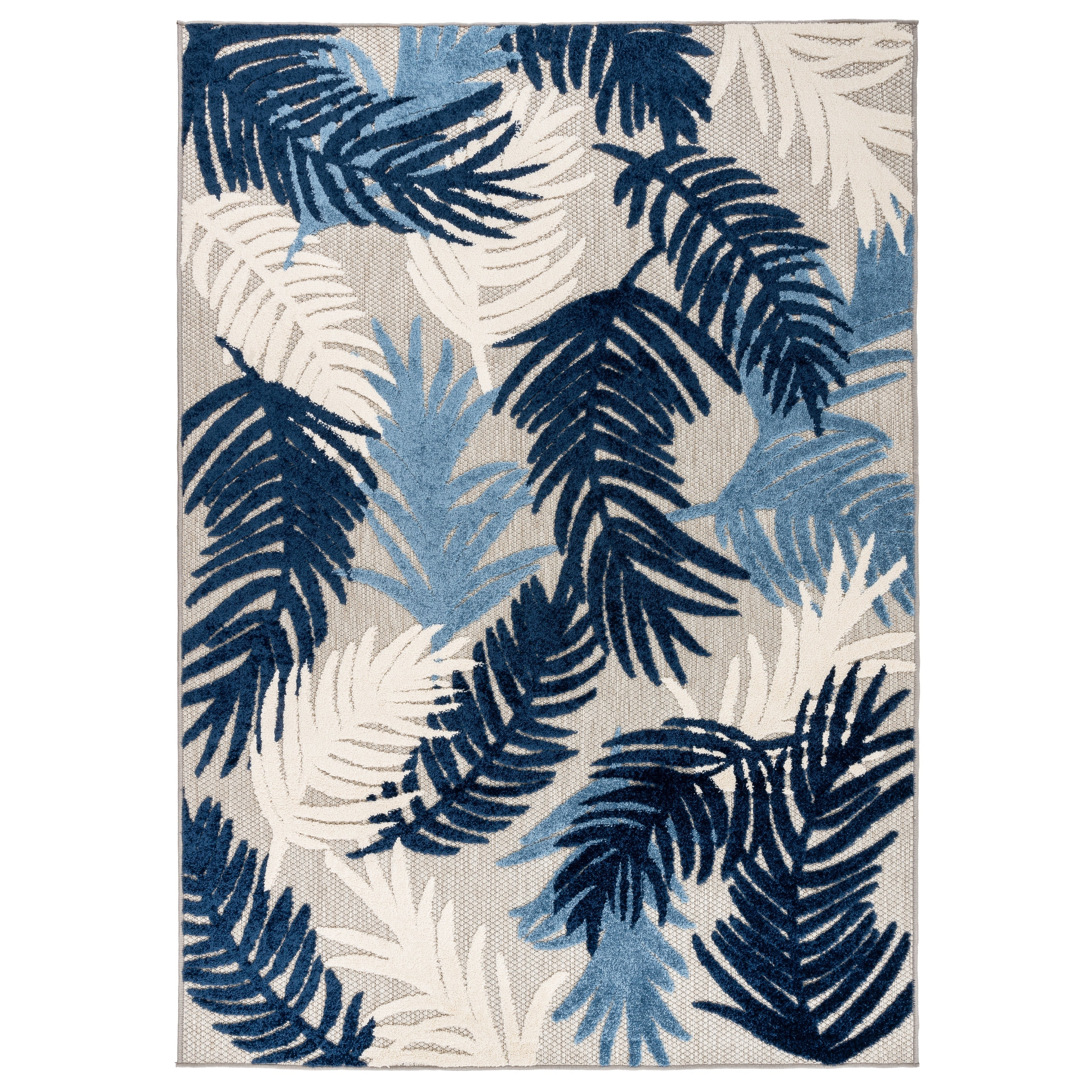 World Rug Gallery Tropical Floral Modern Indoor/Outdoor Area Rug