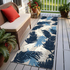 World Rug Gallery Tropical Floral Modern Indoor/Outdoor Area Rug