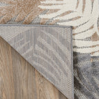 World Rug Gallery Tropical Floral Modern Indoor/Outdoor Area Rug