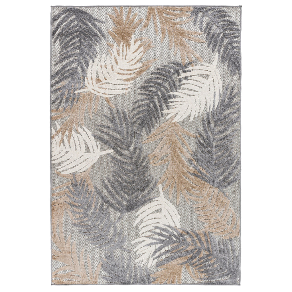 World Rug Gallery Tropical Floral Modern Indoor/Outdoor Area Rug