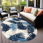 World Rug Gallery Tropical Floral Modern Indoor/Outdoor Area Rug