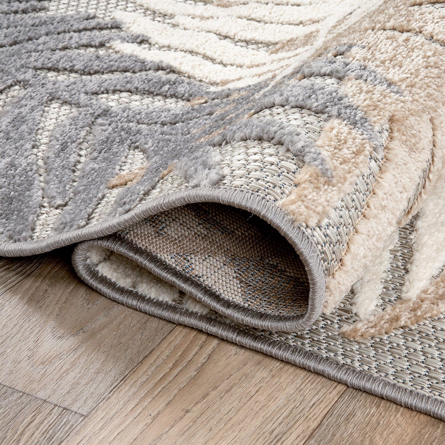 World Rug Gallery Tropical Floral Modern Indoor/Outdoor Area Rug