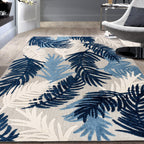 World Rug Gallery Tropical Floral Modern Indoor/Outdoor Area Rug
