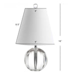 Goddard 16 Crystal Ball/Metal LED Table Lamp, By JONATHAN Y