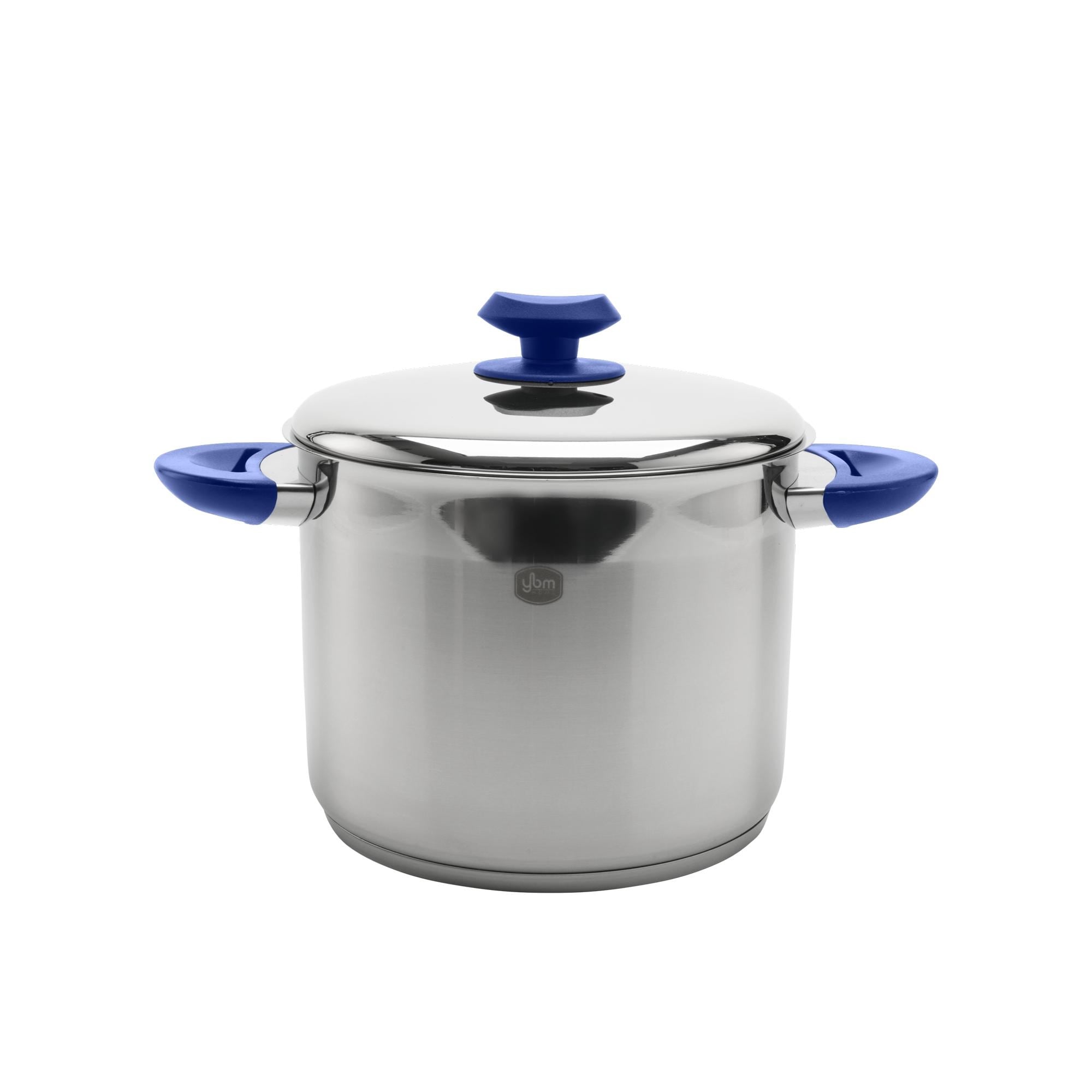 YBM Home Professional Chef's 18/10 Stainless Steel Stock Pot, Induction Compatible