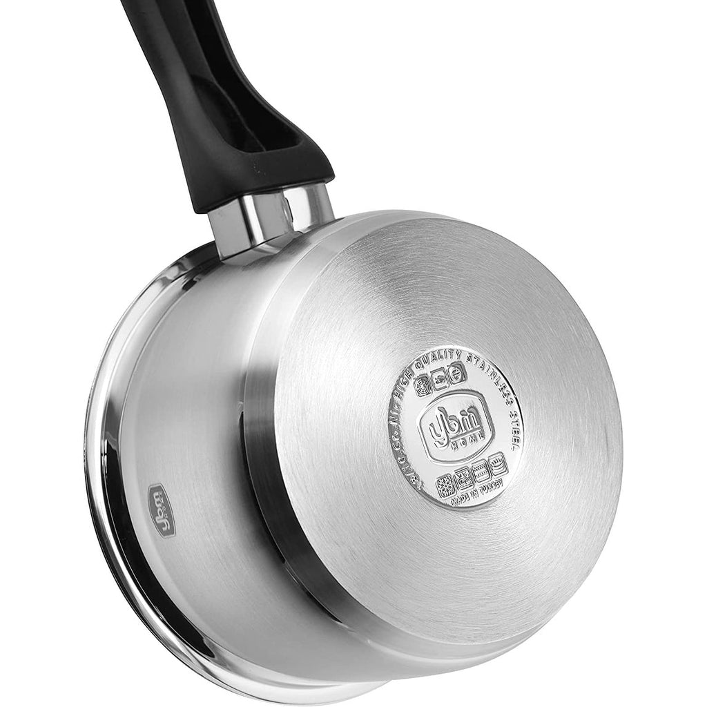 YBM Home Professional Chef's 18/10 Stainless Steel Stock Pot, Induction Compatible