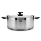 YBM Home Professional Chef's 18/10 Stainless Steel Stock Pot, Induction Compatible