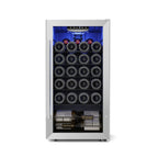 Yeego 17 Inch Single Zone 27-Bottle Freestanding Wine Cooler Mini Fridge - 16.9 inch