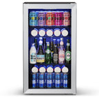 Yeego 19 Inch 140 Cans Single Zone Freestanding Beverage Cooler Refrigerator - 19 inch