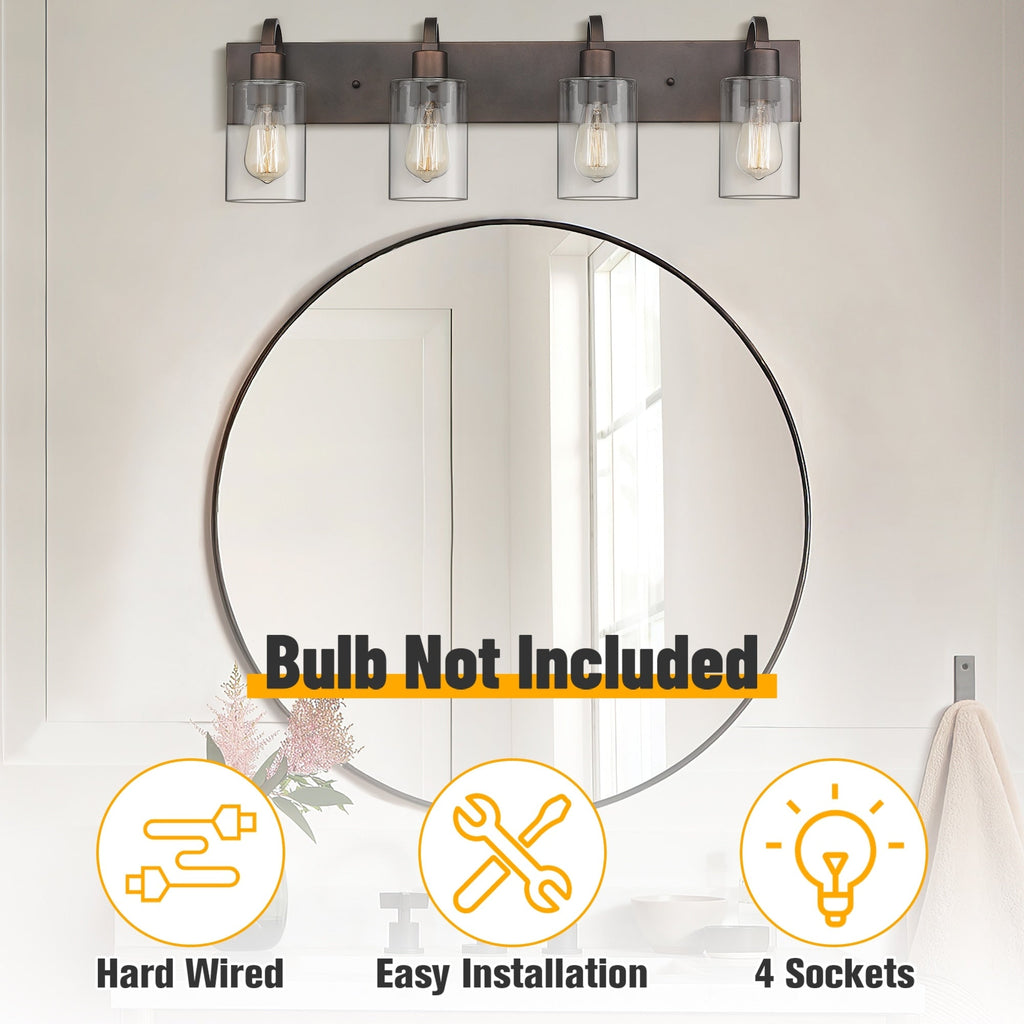 Bathroom Vanity Light Fixtures - Farmhouse Wall Light for Bathroom