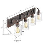 Bathroom Vanity Light Fixtures - Farmhouse Wall Light for Bathroom