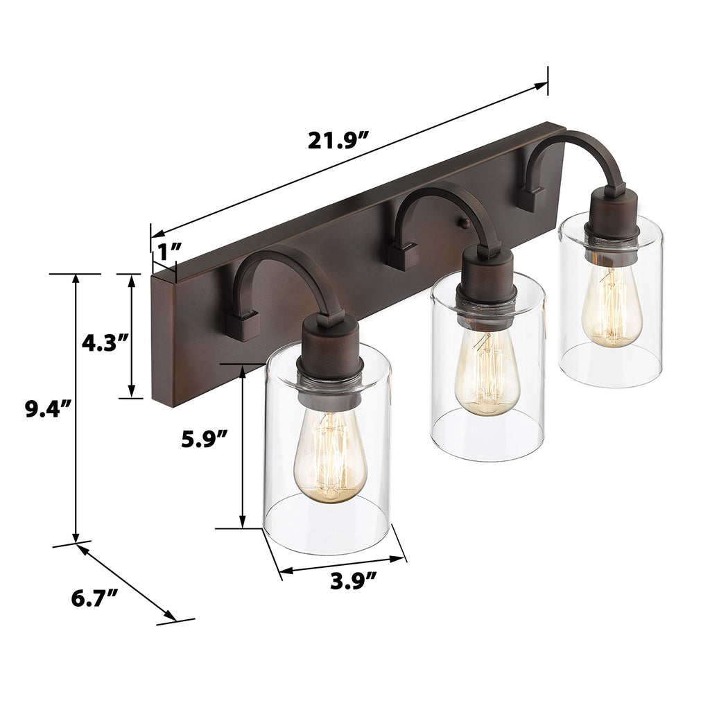 Bathroom Vanity Light Fixtures - Farmhouse Wall Light for Bathroom